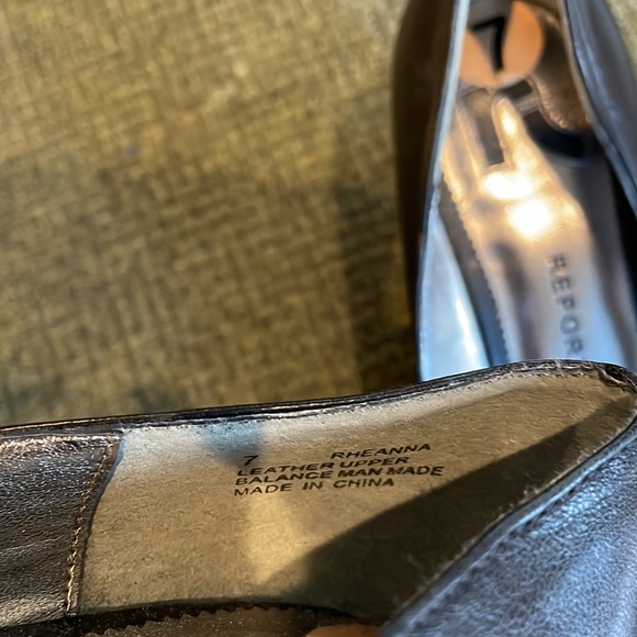 Report Black Wedge Heels (sz 7) - Picture 7 of 12